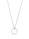 MAISON MARGIELA NECKLACE WITH RING CHARM IN SILVER WOMAN