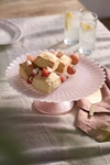 Terrain Scalloped Glass Cake Stand