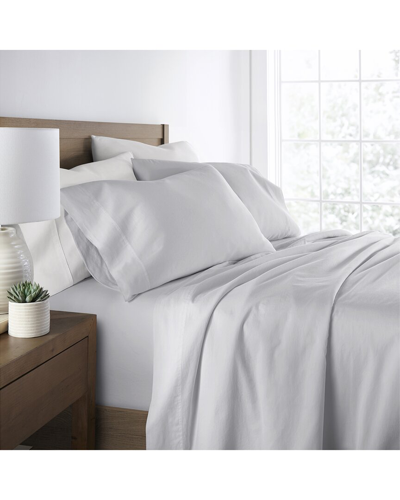 Home Collection 300tc Solid Brushed & Washed Cotton Sheet Set