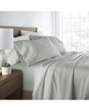 Home Collection 300 Thread Count Solid Brushed & Washed Cotton Sheet Set