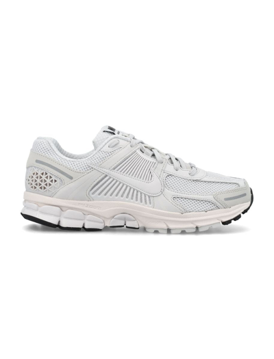 Nike Zoom Vomero 5 Mesh, Leather, Suede And Rubber Trainers In Light Orewood Brown Sail