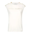 PIERRE BALMAIN Buttoned Shoulder Logo Tank Top