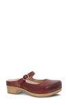 Dansko Bria Mary Jane Clog In Cinnabar