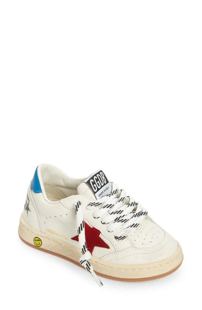 Golden Goose Kids' Ball Star Sneaker In White