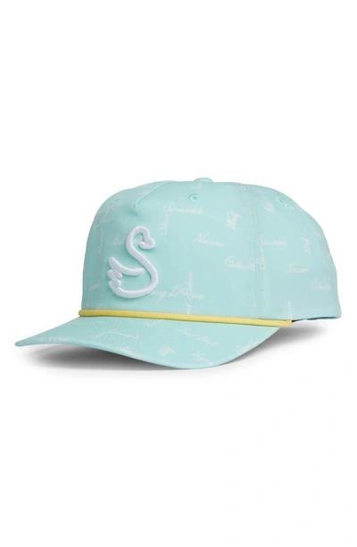 Swannies Larsen Baseball Cap In Aqua