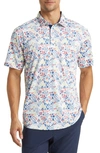 SWANNIES CLYDE FLORAL GOLF POLO