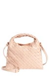 Bottega Veneta Mini Hop Bag In Lotus Brass