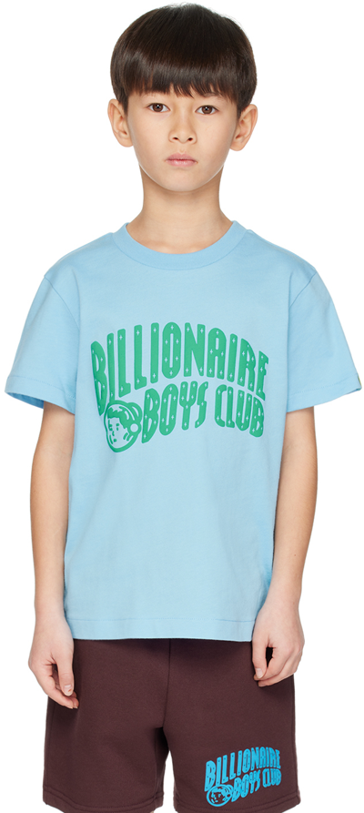 Billionaire Boys Club Boys Sky Blue Kids Logo-print Cotton-jersey T-shirt 8 Years