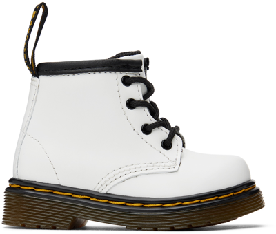 Dr. Martens' Baby White 1460 Boots In White Romario