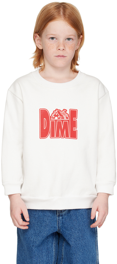 Dime Kids White Club Sweatshirt