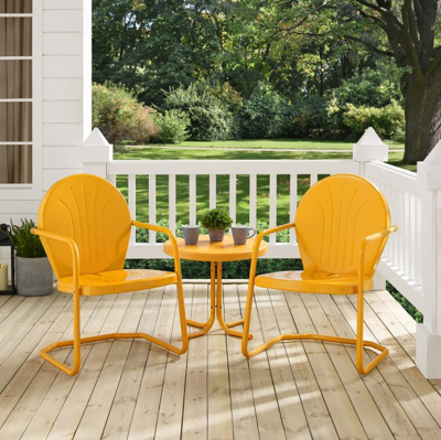 Crosley Furniture Griffith 3pc Outdoor Chair Set