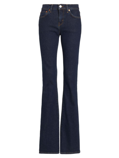 Re/done Mid-rise Baby Bootcut Jeans In Tinty Rinse