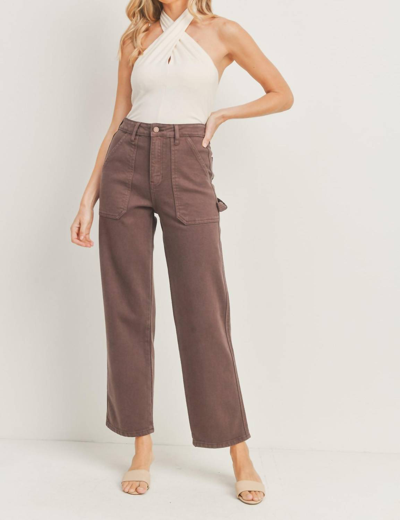 Jbd Carpenter Jean In Espresso In Brown