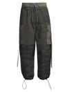 MOSTLY HEARD RARELY SEEN 8-BIT MEN'S CAMOUFLAGE OVERSIZED PARACHUTE PANTS