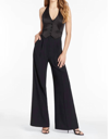 AMANDA UPRICHARD ISADORE JUMPSUIT IN BLACK