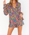 SHOW ME YOUR MUMU GILLIGAN SWEATER IN COLORFUL SPACE DYE KNIT