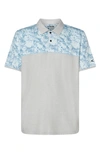 OAKLEY SAND CAMO COLORBLOCK PERFORMANCE GOLF POLO