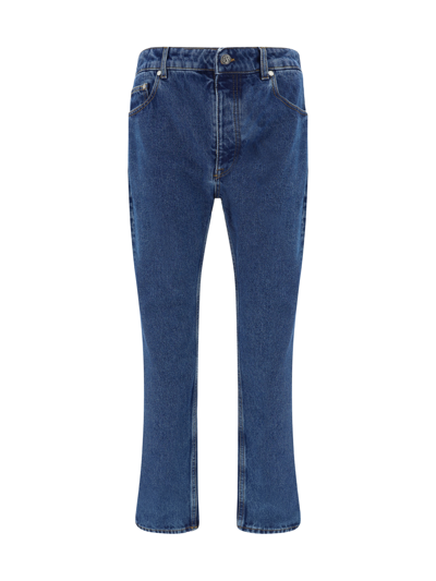 Palm Angels Men Jeans In Blue