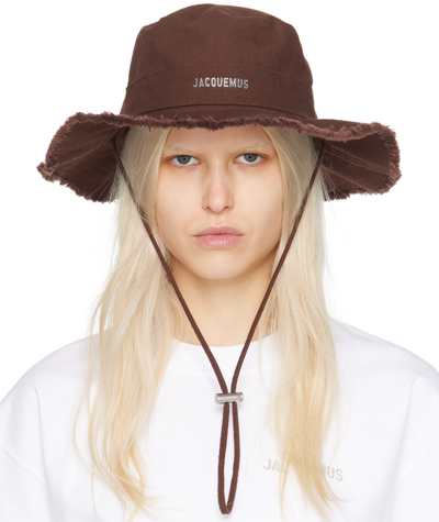 Jacquemus Brown Les Classiques 'le Bob Artichaut' Bucket Hat In 850 Brown