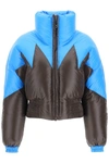 Khrisjoy Woman Down Jacket Azure Size 2 Polyamide In Blue