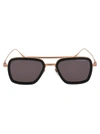 Dita Flight.006 Sunglasses In Black-rose Gold