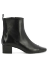 Carel Paris Esprit Leather Ankle Boots In Black