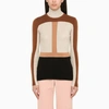 CHLOÉ CHLOÉ COLOUR-BLOCK TURTLENECK