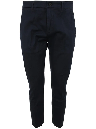 Department 5 Prince Chinos Crop Trousers Clothing In Blue