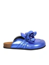 Jw Anderson Chain Leather Mule In Blue