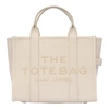Marc Jacobs The Leather Small Tote Bag In White
