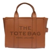 Marc Jacobs Leather The Mini Traveler Tote Bag In Brown