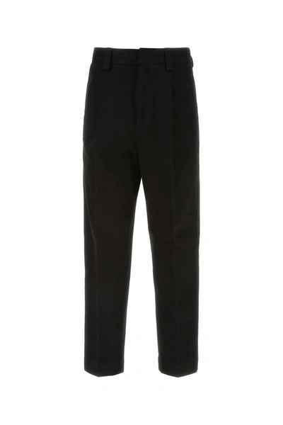 Zegna Ermenegildo  Trousers In Blk