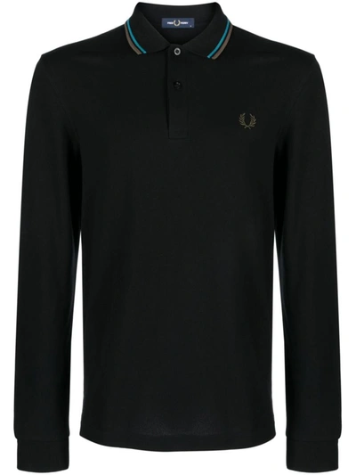 FRED PERRY FRED PERRY FP LONG SLEEVE TWIN TIPPED SHIRT CLOTHING