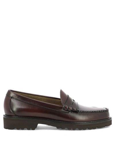 G.h. Bass "weejuns 90" Loafers In Bordeaux