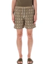 PALM ANGELS PALM ANGELS ALLOVER MONOGRAM SWIMSHORTS