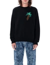PALM ANGELS PALM ANGELS SKETCHY INTARSIA SWEATER