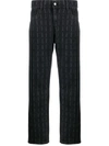 Pleasures Impact Denim Jeans In Black