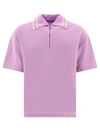 Kapital Zip Up Polo Shirts In Purple
