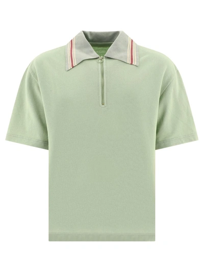 Kapital "zip Up" Polo Shirt In Green