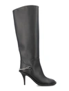Stella Mccartney Black Ryder Knee-high Stiletto Boots For Women In Black