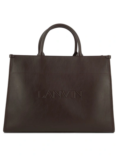 Lanvin "mm" Tote Bag In Red