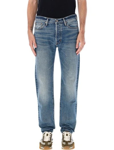 Tom Ford Slim Denim Jeans In Authentic Washed