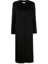Loulou Studio Long Cashmere-blend Trench Coat In Black