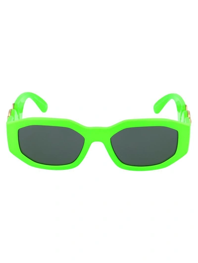 Versace Sunglasses In 531987 Green Fluo