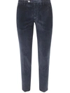 Michael Coal Mc-brad Plus 2741 Capri Trousers In Blue