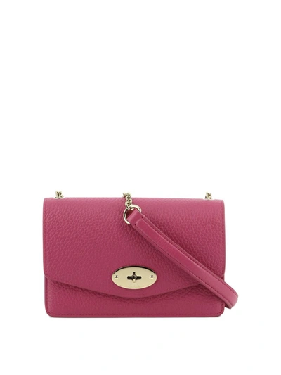 Mulberry 'darley' Mini Shoulder Bag In Rosa