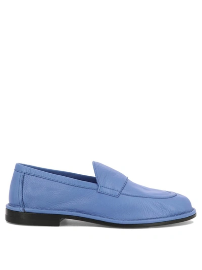 Pierre Hardy Noto Leather Loafers In Blue
