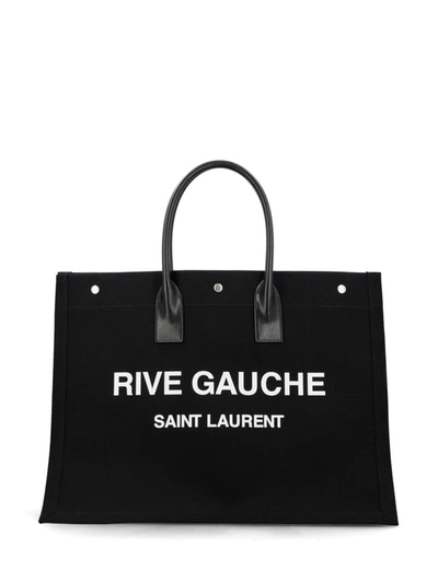 Saint Laurent Handbags In Black/white/black/ner