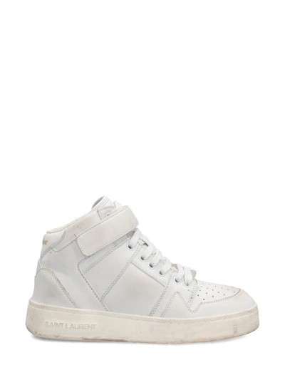 Saint Laurent Low Shoes In White