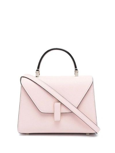Valextra Iside Foldover Micro Tote Bag In Pink
